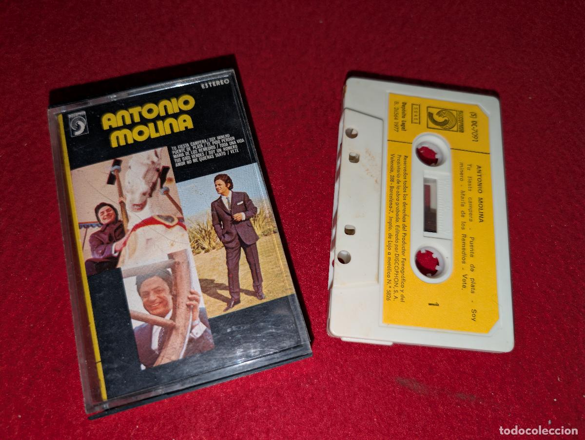 Casetes antiguos: ANTONIO MOLINA Antonio Molina K7 CASSETTE 1977 Discophon