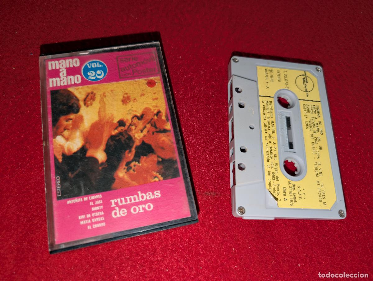 Casetes antiguos: RUMBAS DE ORO Mano a mano Vol.20 K7 CASSETTE 1975 Jose+Monty+Charro+Utrera+Vargas++