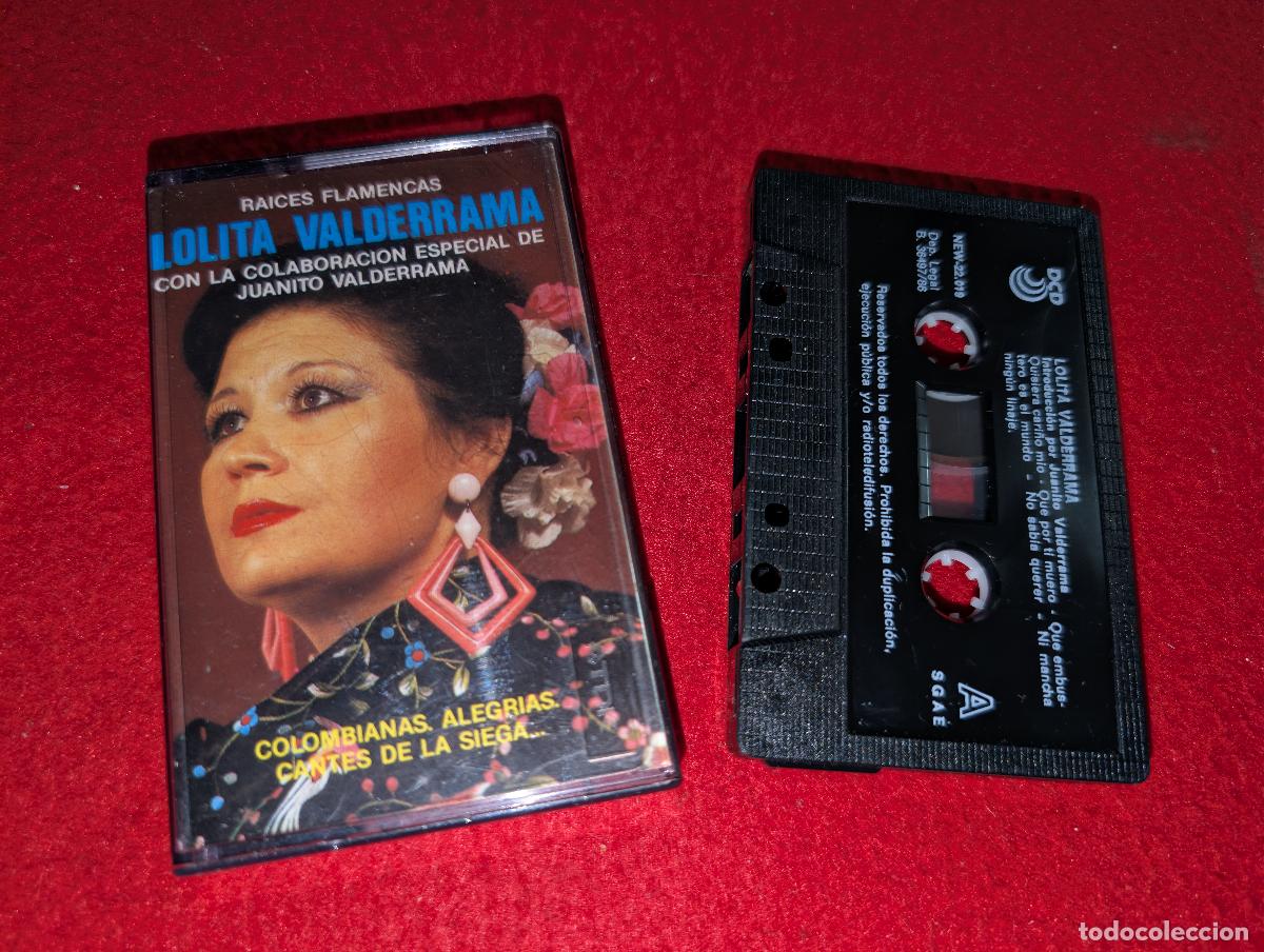 Casetes antiguos: LOLITA VALDERRAMA & JUANITO VALDERRAMA Raices flamencas K7 CASSETTE 1986 DCD