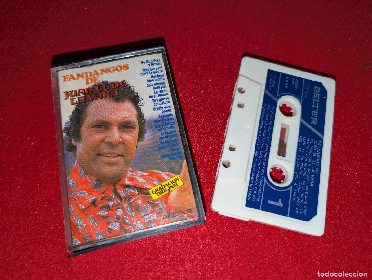 Casetes antiguos: JUAN EL DE LA VARA Fandangos de Juan el de la Vara K7 CASSETTE 1979 Belter
