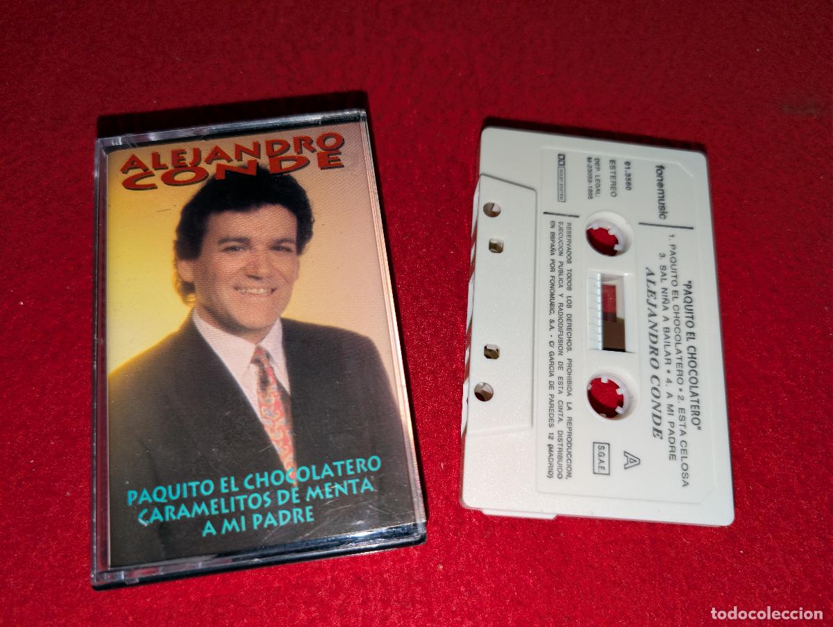 Casetes antiguos: ALEJANDRO CONDE Paquito el chocolatero K7 CASSETTE 1995 Fonomusic