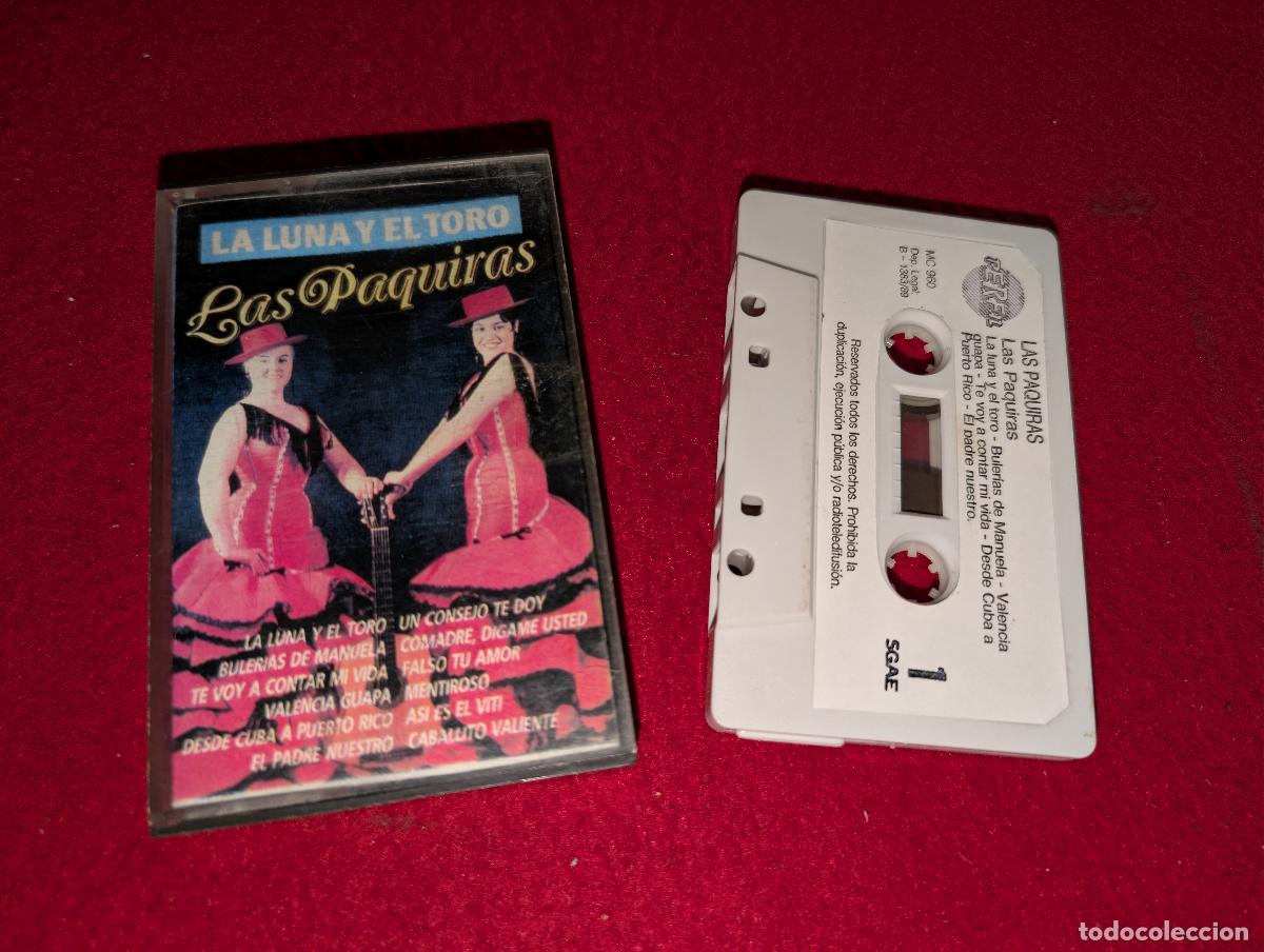 Casetes antiguos: LAS PAQUIRAS La luna y el toro K7 CASSETTE 1989 Perfil