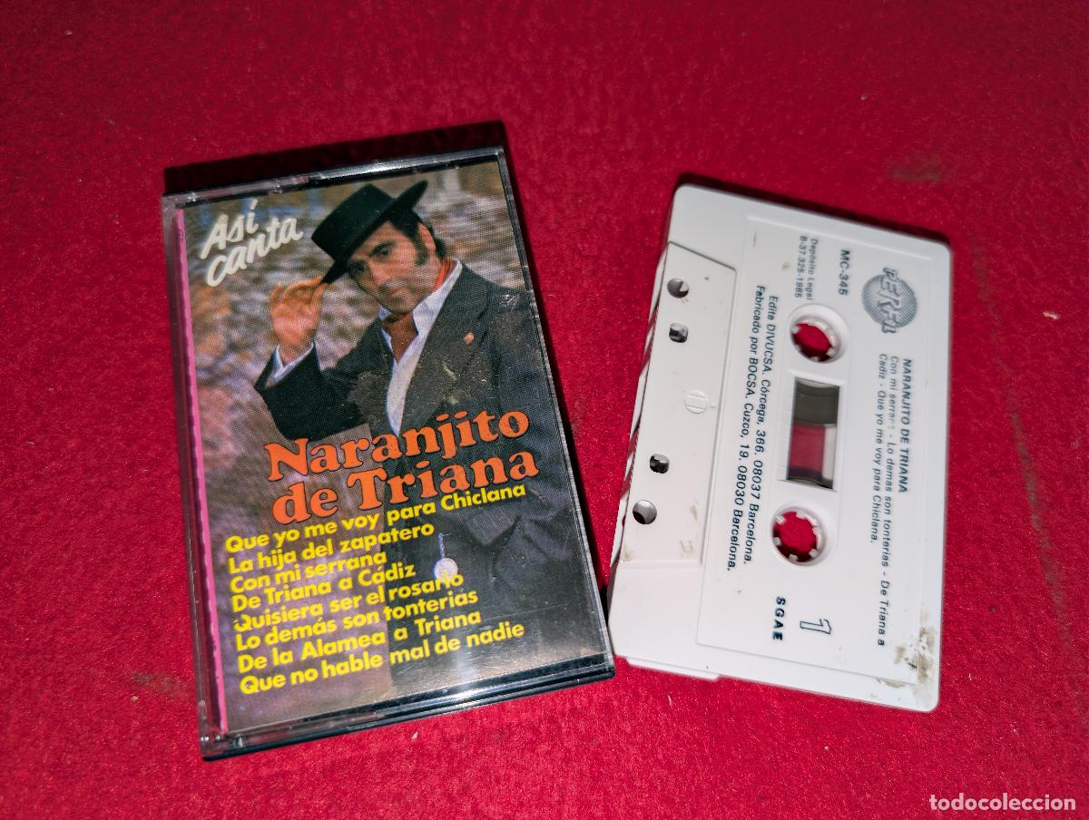 Casetes antiguos: NARANJITO DE TRIANA Asi canta K7 CASSETTE 1985 Perfil