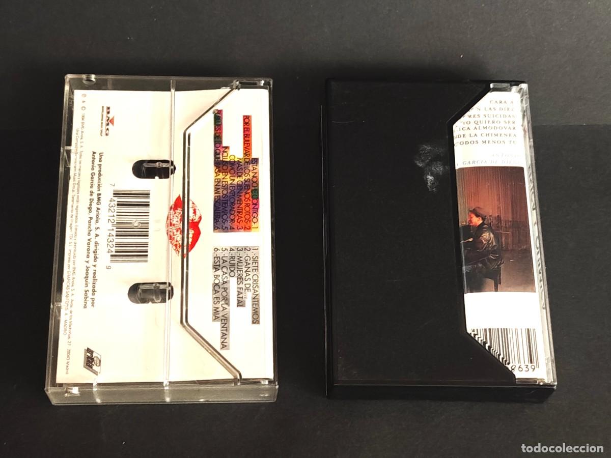 Casetes antiguos: Lote 2 Cassettes Joaqu&iacute;n Sabina &ndash; F&iacute;sica y Qu&iacute;mica + Esta boca es m&iacute;a