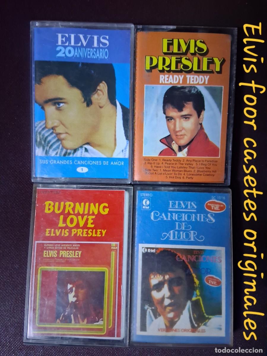 Casetes antiguos: Elvis Aaron Presley 4 casetes originales