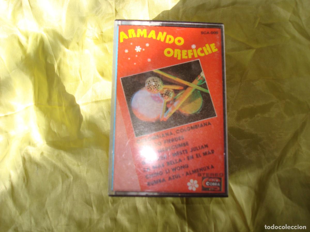 Casetes antiguos: ARMANDO OREFICHE. LA MAS BELLA Y OTRAS. COBRA, 1977. CASETE