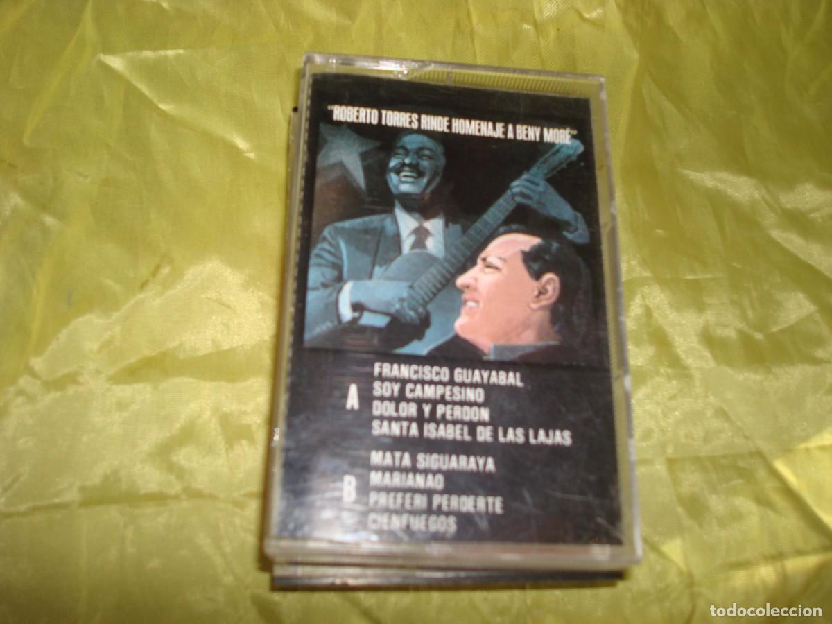 Casetes antiguos: ROBERTO TORRES RINDE HOMENAJE A BENY MOR&Eacute;. SAR, 1990. EDC. USA. CASETE