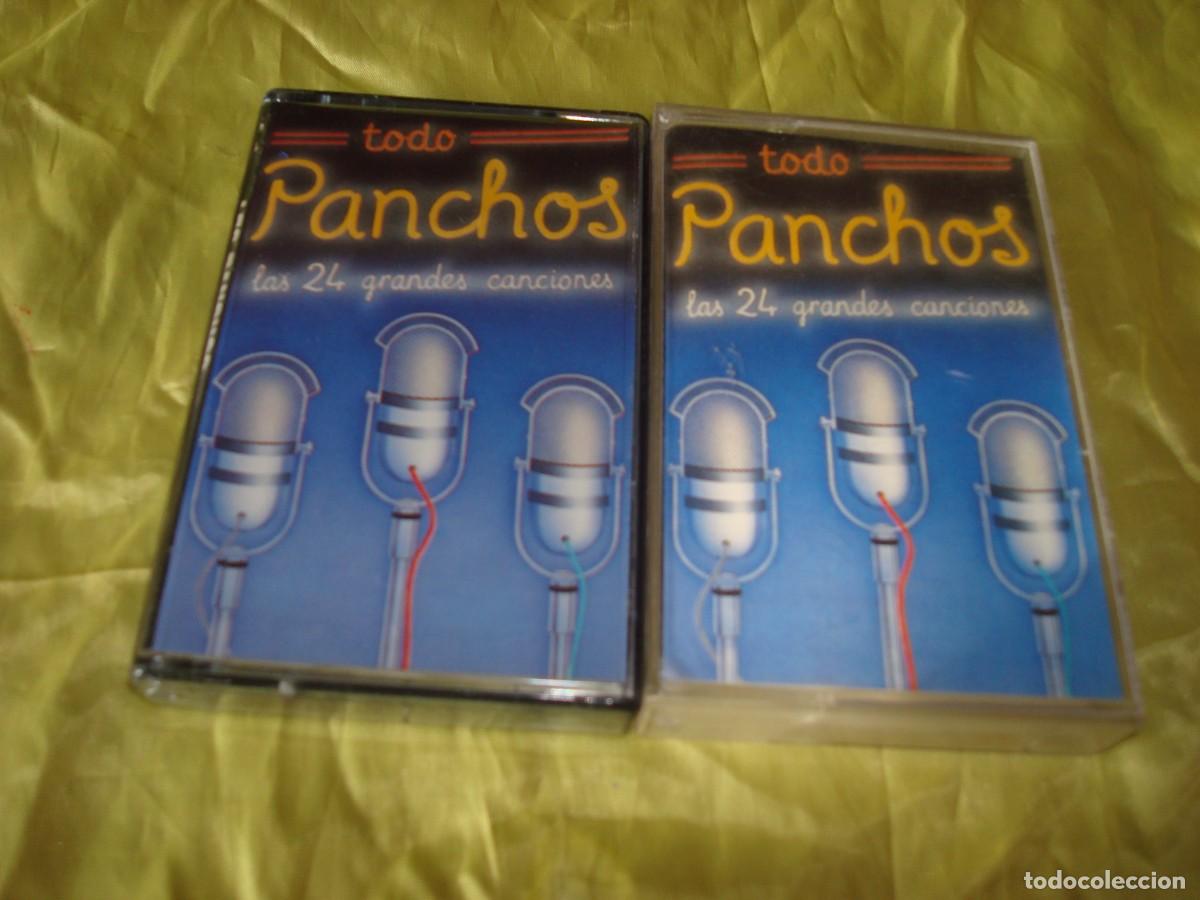 Casetes antiguos: TODO PANCHOS. LAS 24 GRANDES CANCIONES. CBS, 1990. 2 CASETE&acute;S