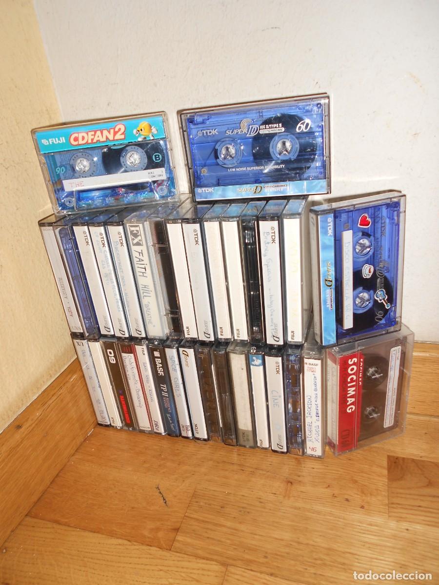 Casetes antiguos: LOTE de 33 CINTAS de CASSETTES GRABAS ( Musica Variada ) - 1&euro;y+