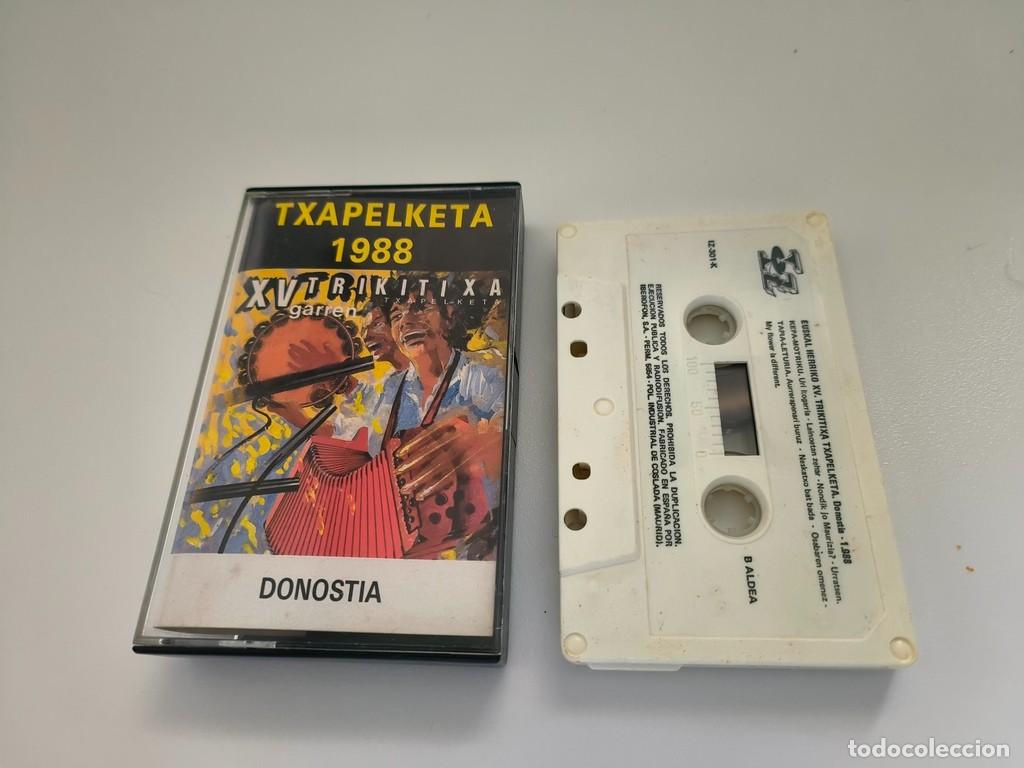Cassettes Anciennes: CINTA CASETE TXAPELKETA XVGARREN TRIKITIXA DONOSTIA 1988