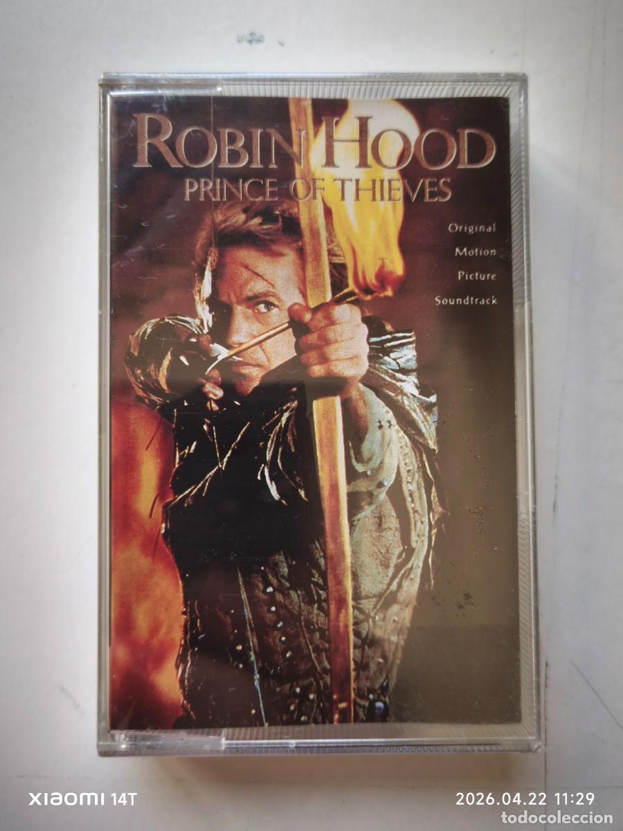 Casetes antiguos: ROBIN HOOD-PRINCE OF THIEVES (POLYDOR S 11050-4) CASETE.