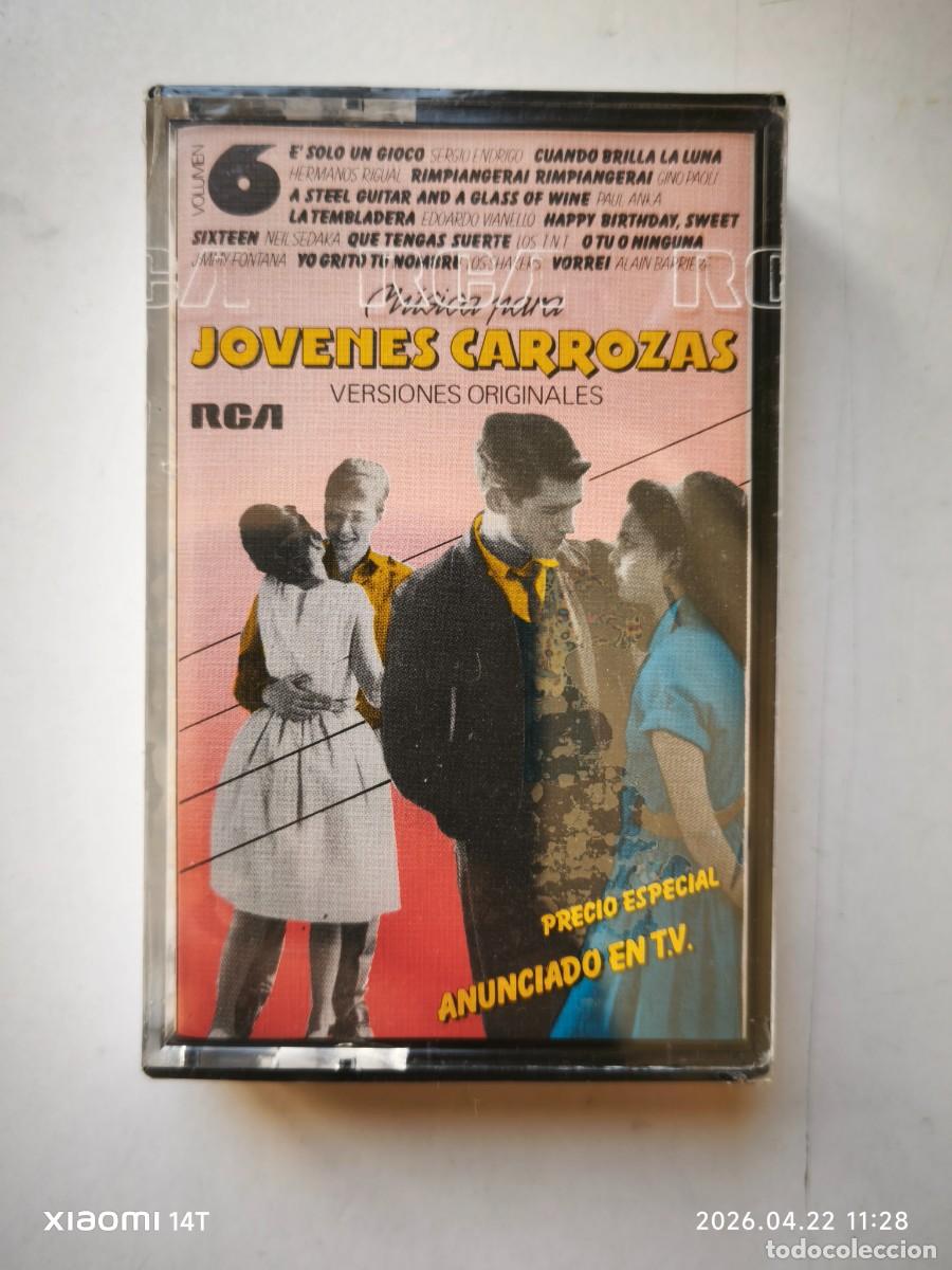 Casetes antiguos: JOVENES CARROZAS 4 (RCA NK 43488).CASETE.