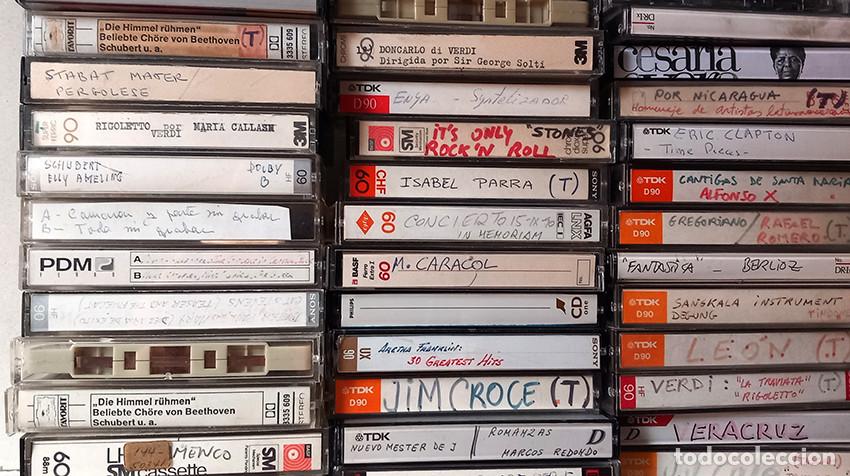 Casetes antiguos: Lote 37 casetes grabadas: Flamenco, Cl&aacute;sica, Folk, Soul, Pop&hellip;