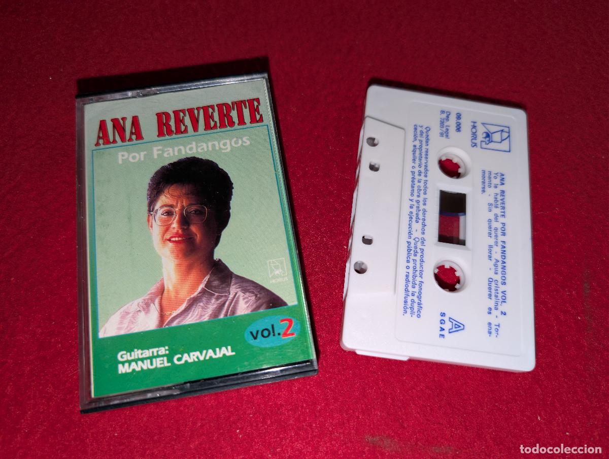 Casetes antiguos: ANA REVERTE Por fandangos K7 CASSETTE 1991 Horus