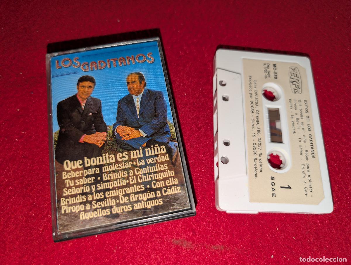 Casetes antiguos: LOS GADITANOS Que bonita es mi ni&ntilde;a Exitos K7 CASSETTE 1986 Perfil