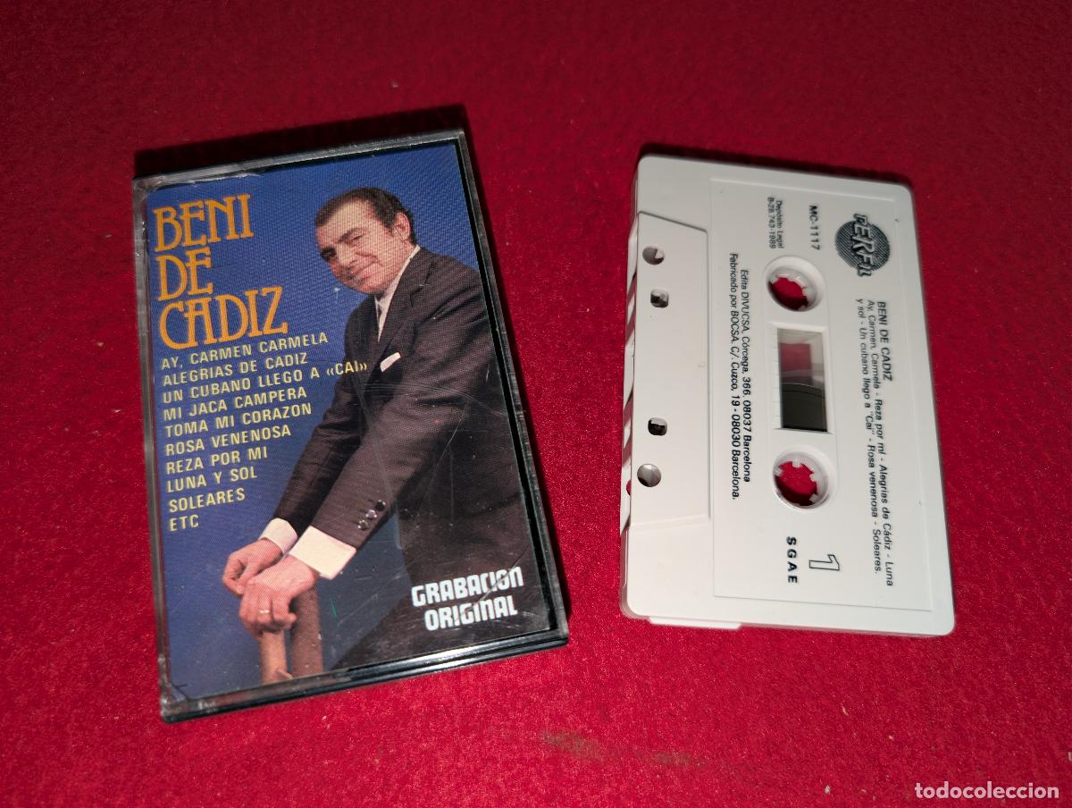 Casetes antiguos: BENI DE CADIZ Beni de Cadiz K7 CASSETTE 1989 Perfil