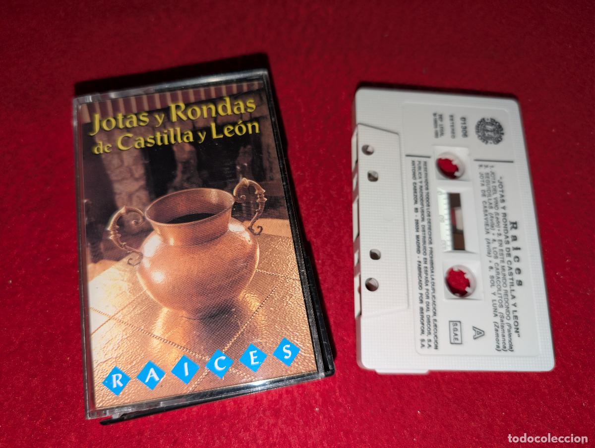 Casetes antiguos: RAICES Jotas y rondas de Castilla y Leon K7 CASSETTE 1993 Doblon LEON AVILA SORIA PALENCIA ++