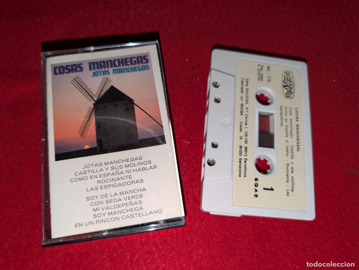 Casetes antiguos: COSAS MANCHEGAS Jotas K7 CASSETTE 1985 Perfil ESCOBAR+MACARENA+SARDINETA+CONDE++