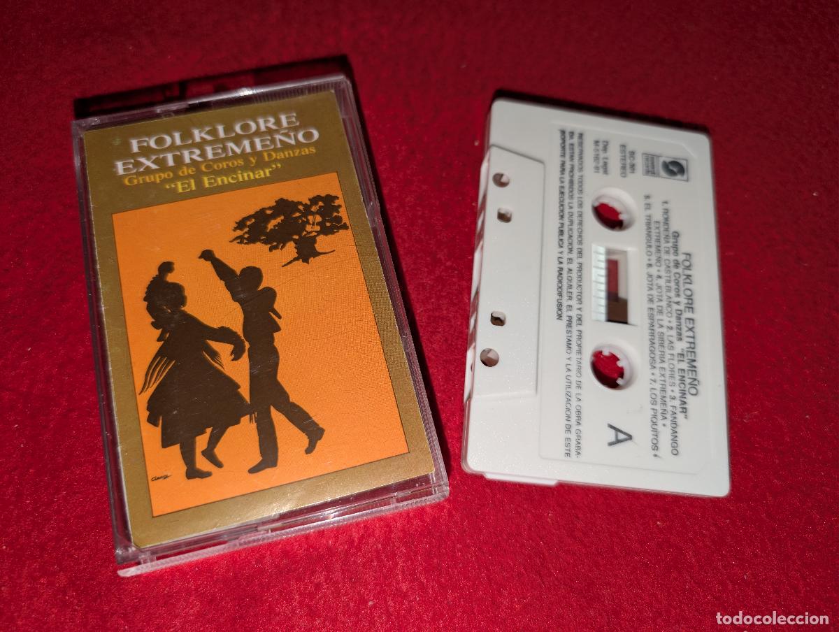 Casetes antiguos: EL ENCINAR Folklore extreme&ntilde;o Grupo de coros y danzas K7 CASSETTE 1991 Several EXTREMADURA