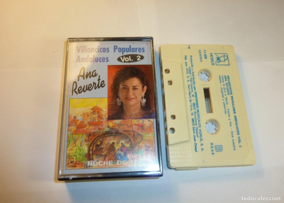 Casetes antiguos: ANA REVERTE // VILLANCICOS POPULARES // VOL 2 // 1991 // CASETE