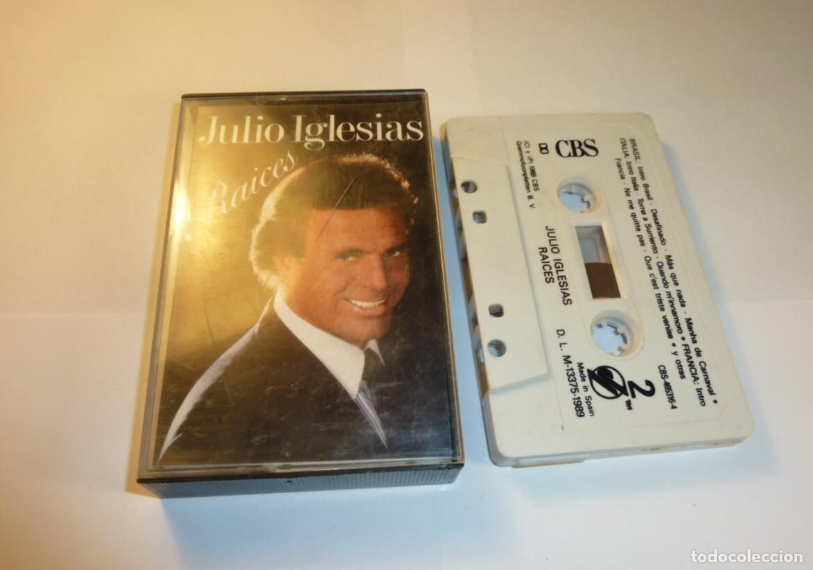 Casetes antiguos: JULIO IGLESIAS // RAICES // 1989 // CASETE