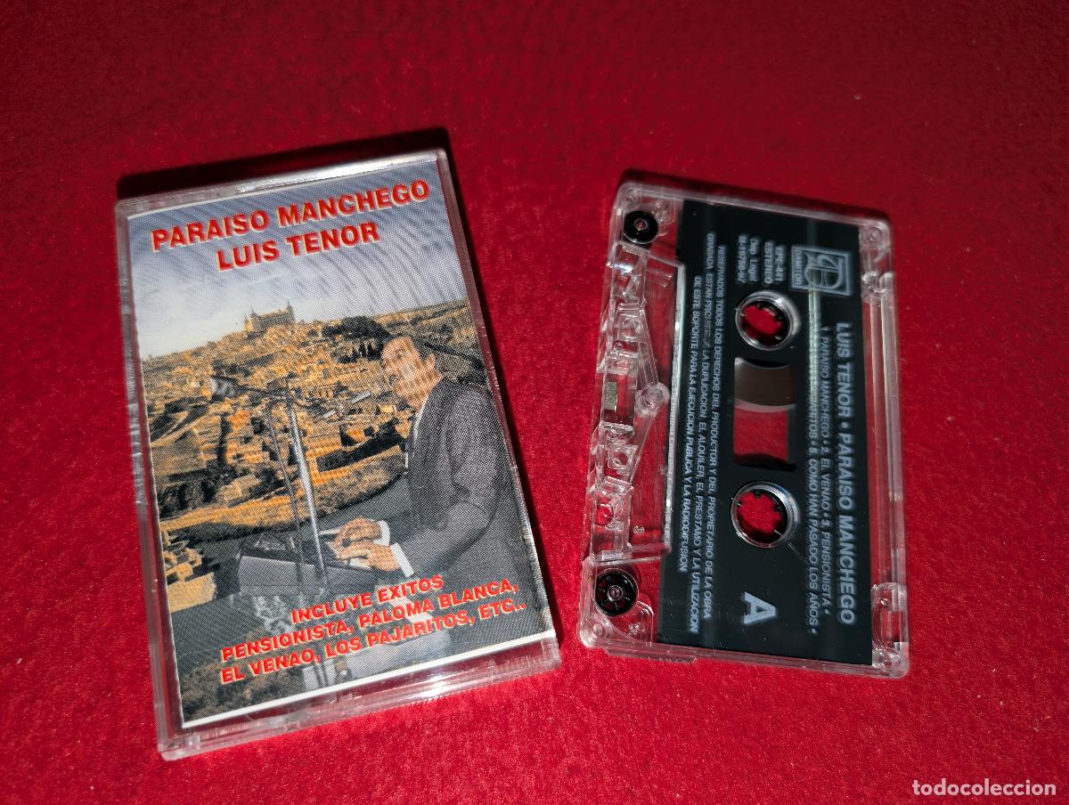 Casetes antiguos: LUIS TENOR Paraiso manchego K7 CASSETTE 1997 Damitor