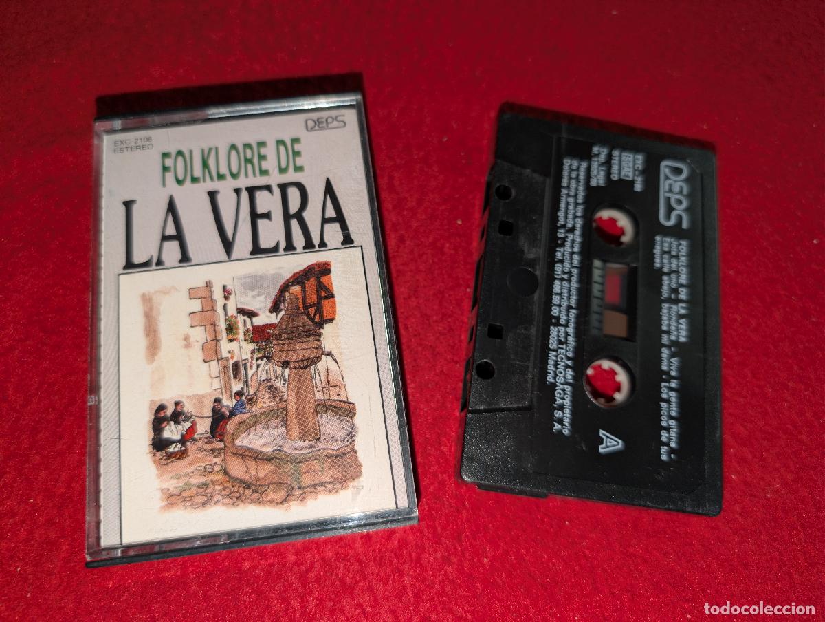 Casetes antiguos: JARAIZ + LLARES FOLKLORE DE LA VERA K7 CASSETTE 1988 Deps CACERES EXTREMADURA