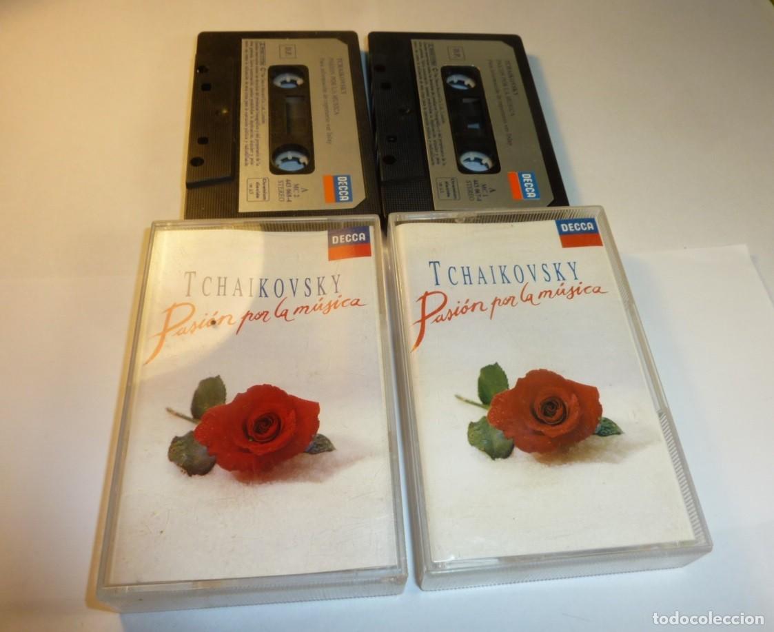 Casetes antiguos: PYOTR ILYICH // TCHAIKOVSKY // PASION POR LA MUSICA // DOS CASETES// 1993 // CASETE