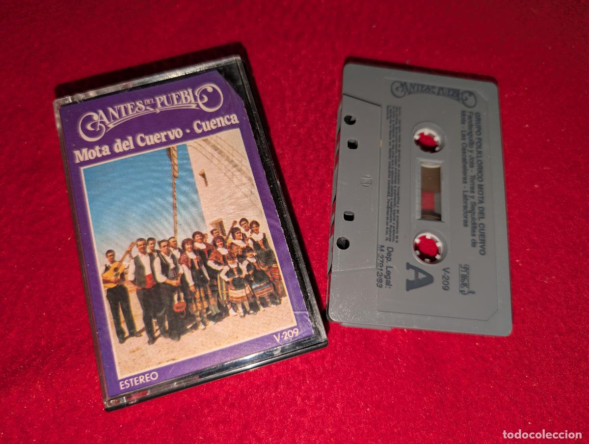 Casetes antiguos: GRUPO FOLKLORICO MOTA DEL CUERVO CUENCA Cantes del pueblo K7 CASSETTE 1983 Sonifolk