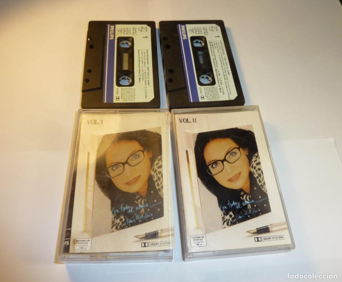 Casetes antiguos: NANA MOUSKOURI // CON TODO EL ALMA // DOS CASETES // 1986 // CASETE