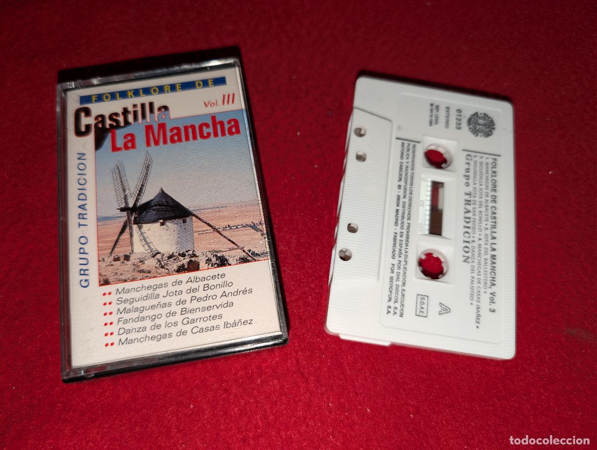 Casetes antiguos: GRUPO TRADICION Folklore de Castilla la Mancha Vol.III K7 CASSETTE 1994 Doblon