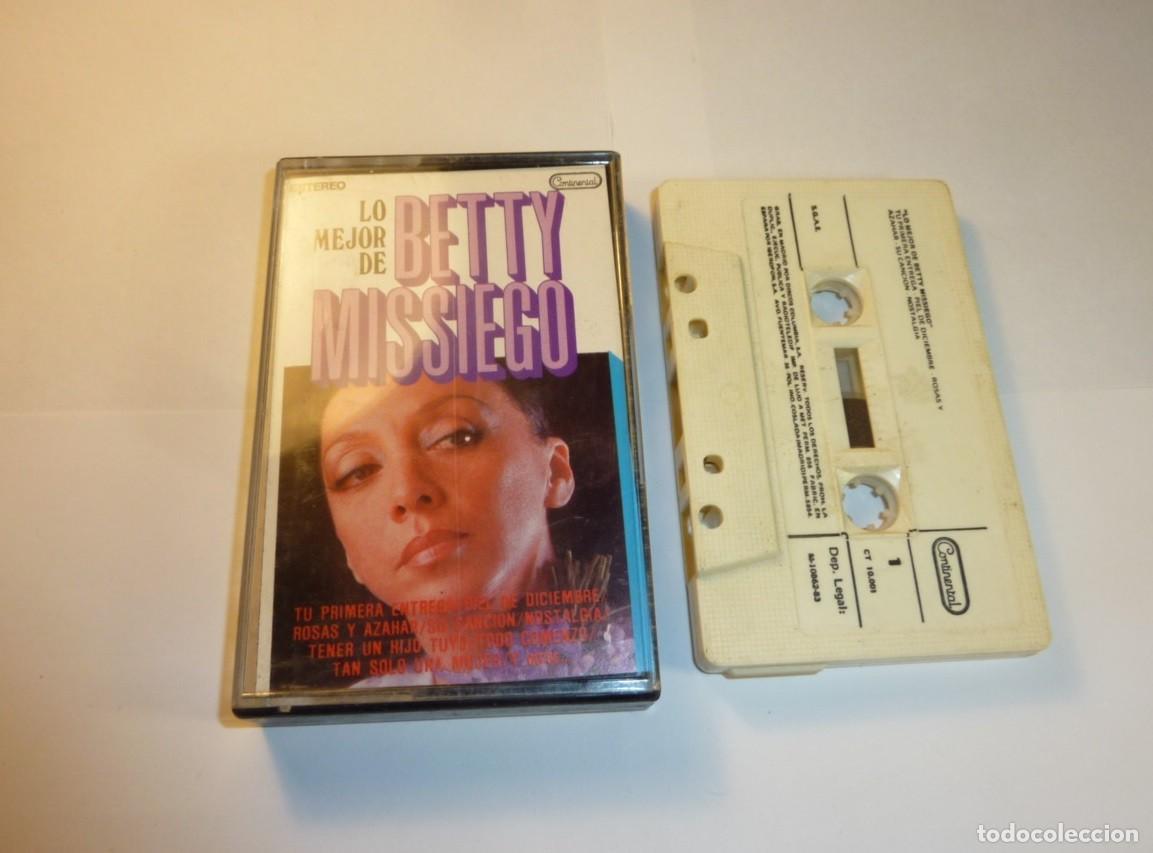 Casetes antiguos: BETTY MISSIEGO // LO MEJOR DE BETTY MISSIEGO // 1983 // CASETE