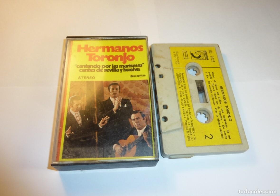 Casetes antiguos: HERMANOS TORONJO // CANTANDO POR LAS MARISMAS // 1971 // CASETE