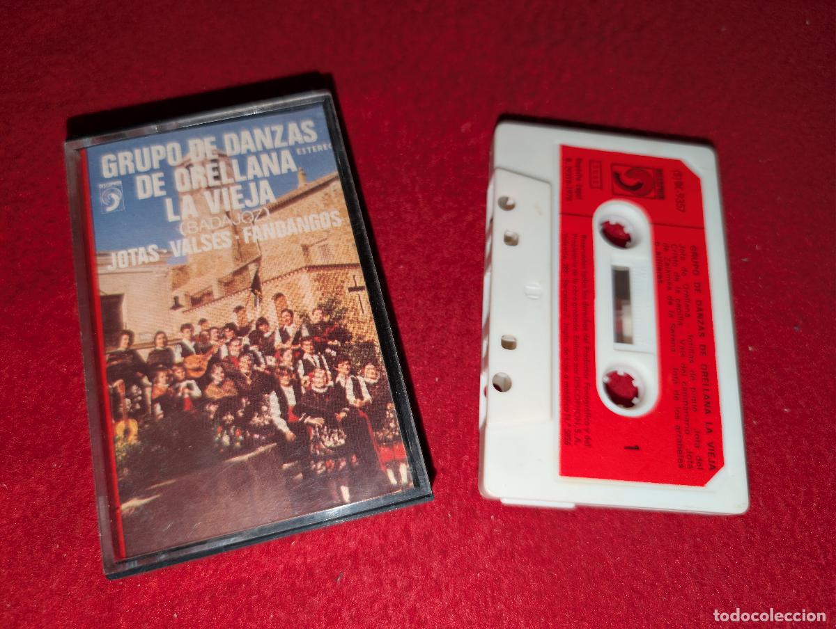 Casetes antiguos: GRUPO DE DANZAS DE ORELLANA LA VIEJA Badajoz Jotas Valses Fandangos K7 CASSETTE 1978 EXTREMADURA