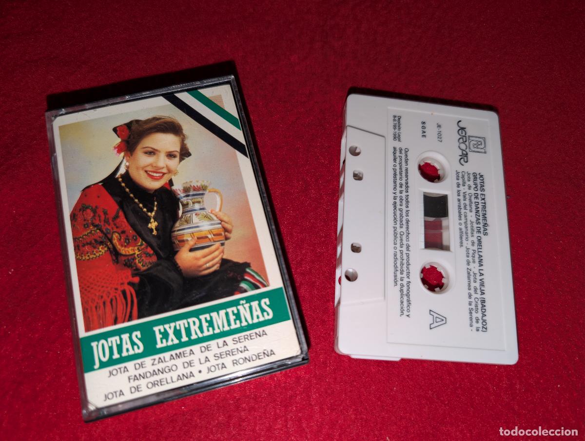 Casetes antiguos: GRUPO DE DANZAS DE ORELLANA LA VIEJA Jotas extreme&ntilde;as K7 CASSETTE 1990 BADAJOZ EXTREMADURA