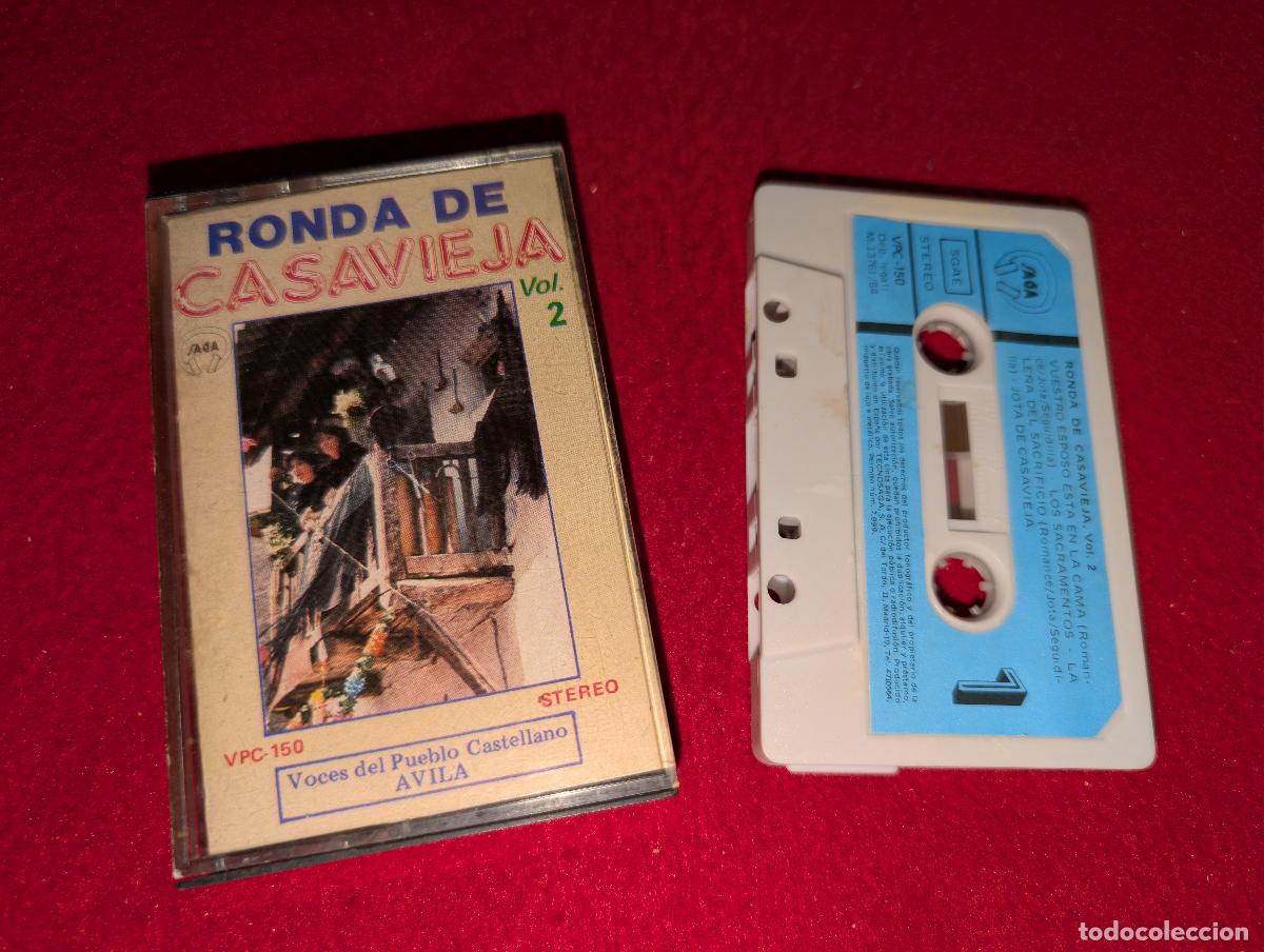 Casetes antiguos: RONDA DE CASAVIEJA Voces del pueblo Castellano Avila Vol.2 K7 CASSETTE 1984 Saga
