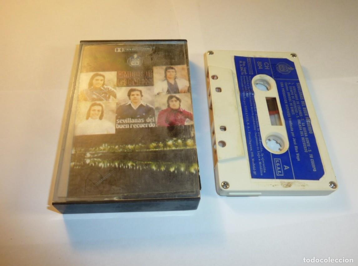 Casetes antiguos: AMIGOS DE GINES // SEVILLANAS DEL BUEN RECUERDO // 1976 // CASETE