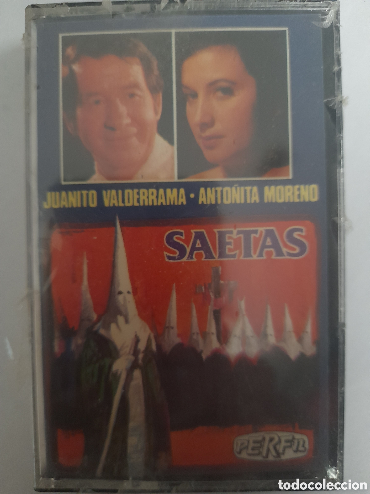 Casetes antiguos: SAETAS. Juanito Valderrama - Anto&ntilde;ita Moreno.
