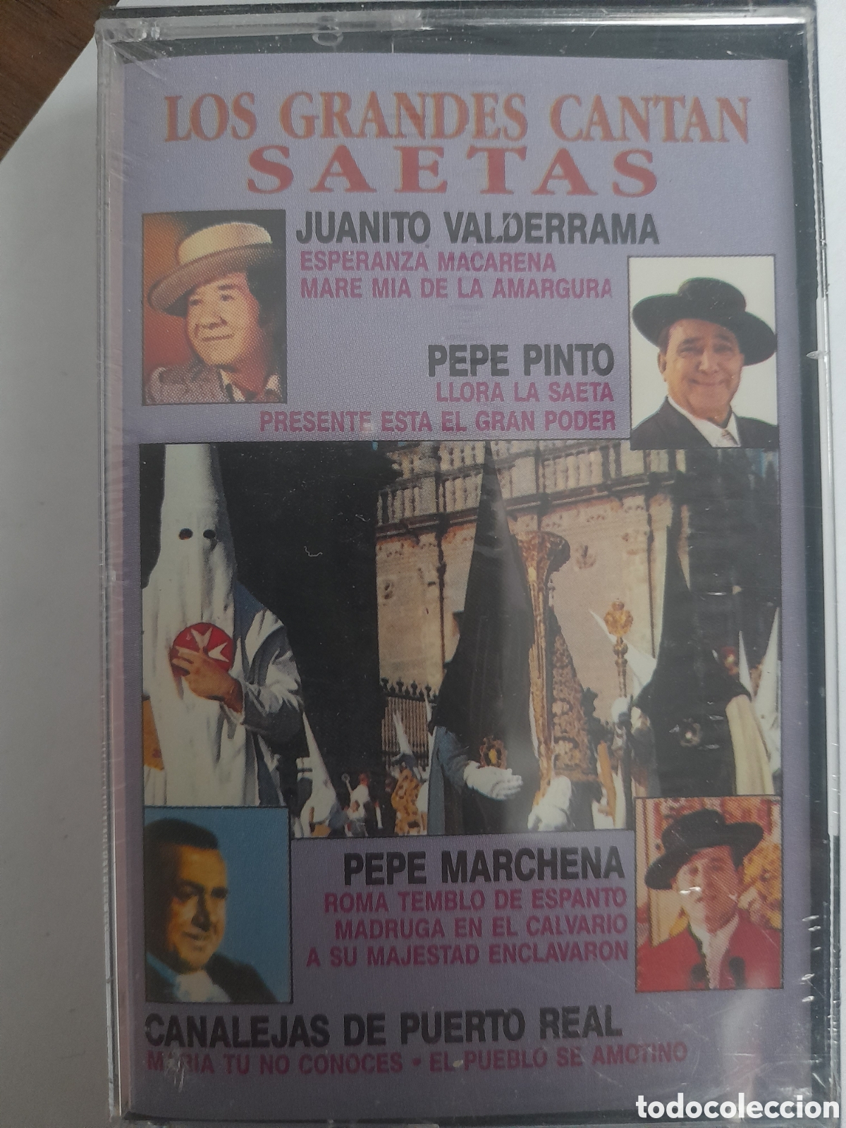 Casetes antiguos: Los Grandes Cantan SAETAS.