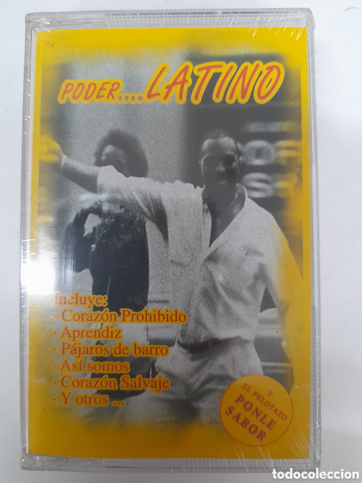 Casetes antiguos: PODER LATINO. PONLE SABOR.