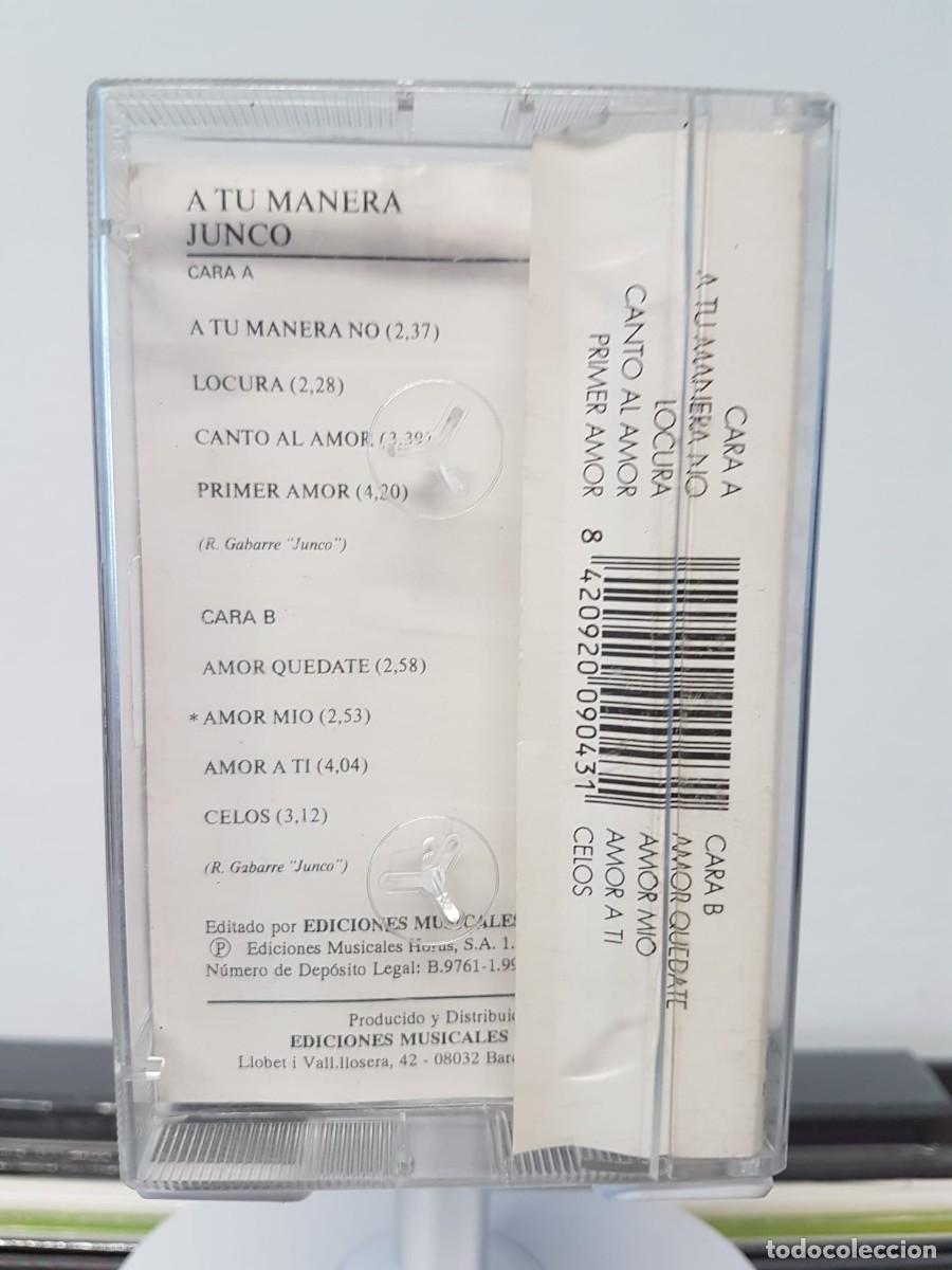 Casetes antiguos: Junco - A Tu Manera (Cassette) - Foto 2