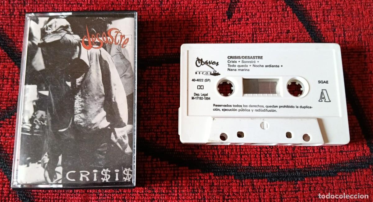 Casetes antiguos: DESASTRE ** Crisis ** CASSETTE 1994 FIRMADO