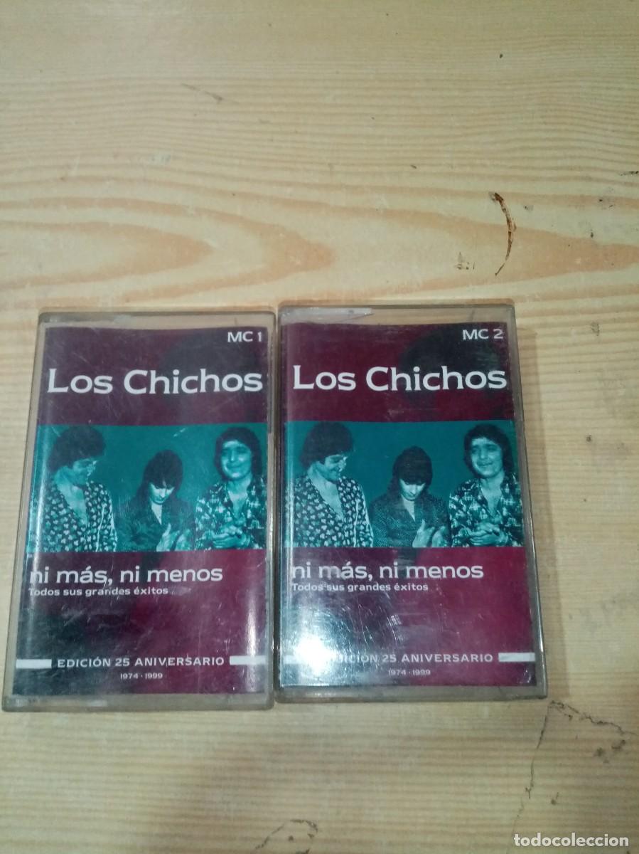 Casetes antiguos: LOS CHICHOS. NI M&Aacute;S NI MENOS. EDICION 25 ANIVERSARIO. 2 CASETES. C14F
