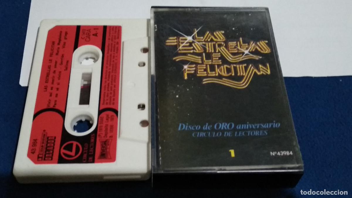 Casetes antiguos: LAS ESTRELLAS LE FELICITAN VOL 1 - 1979 ORLADOR CIRCULO DE LECTORES CASETE CINTA -VER FOTOS