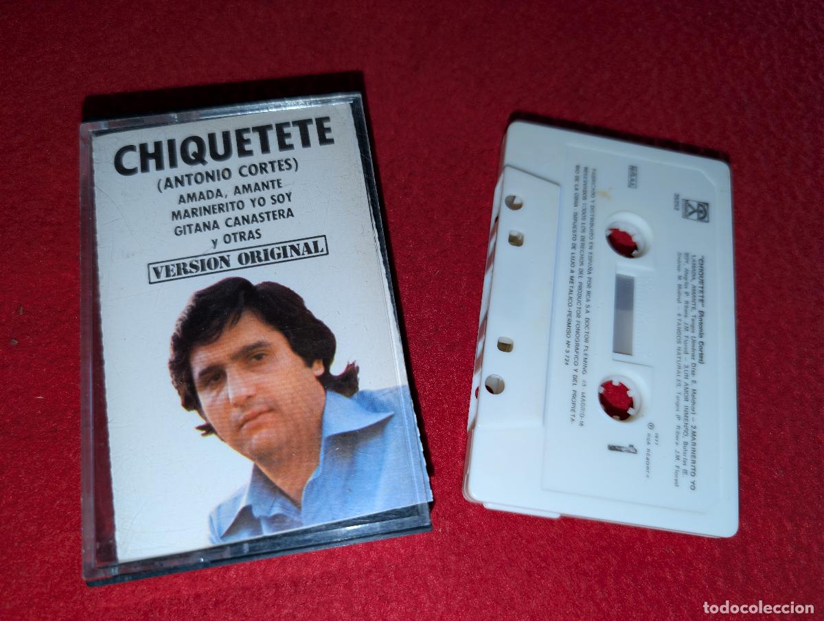 Casetes antiguos: CHIQUETETE Version original Antonio Cortes K7 CASSETTE 1977 Indalo