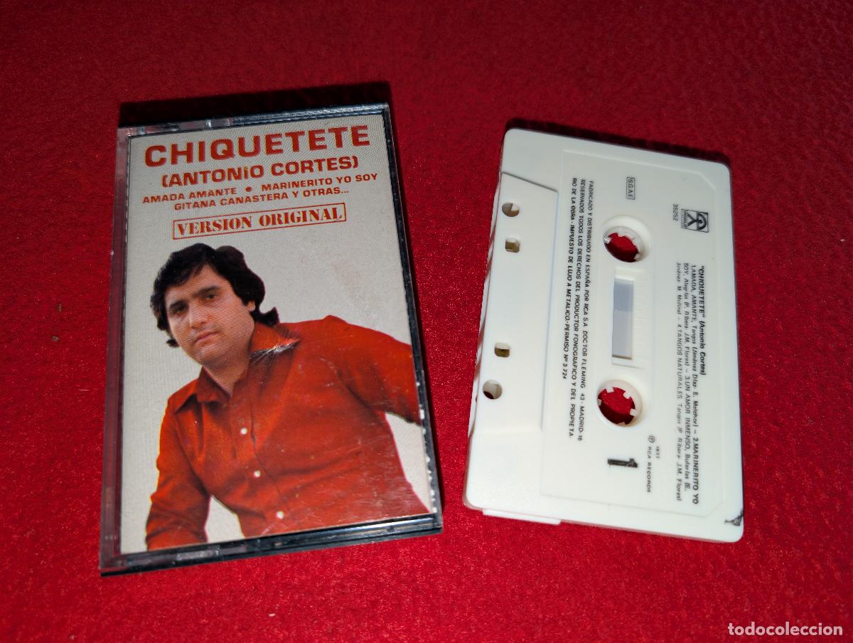 Casetes antiguos: CHIQUETETE Version original Antonio Cortes K7 CASSETTE 1981 Indalo