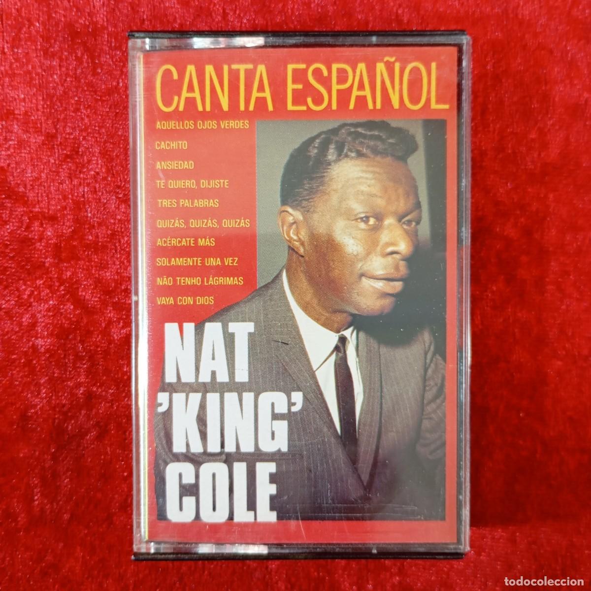 Casetes antiguos: NAT &rdquo;KING&rdquo; COLE - CANTA ESPA&Ntilde;OL - CASETE - MOVIEPLAY - 5+5 PISTAS - HPM 6214 / 2968