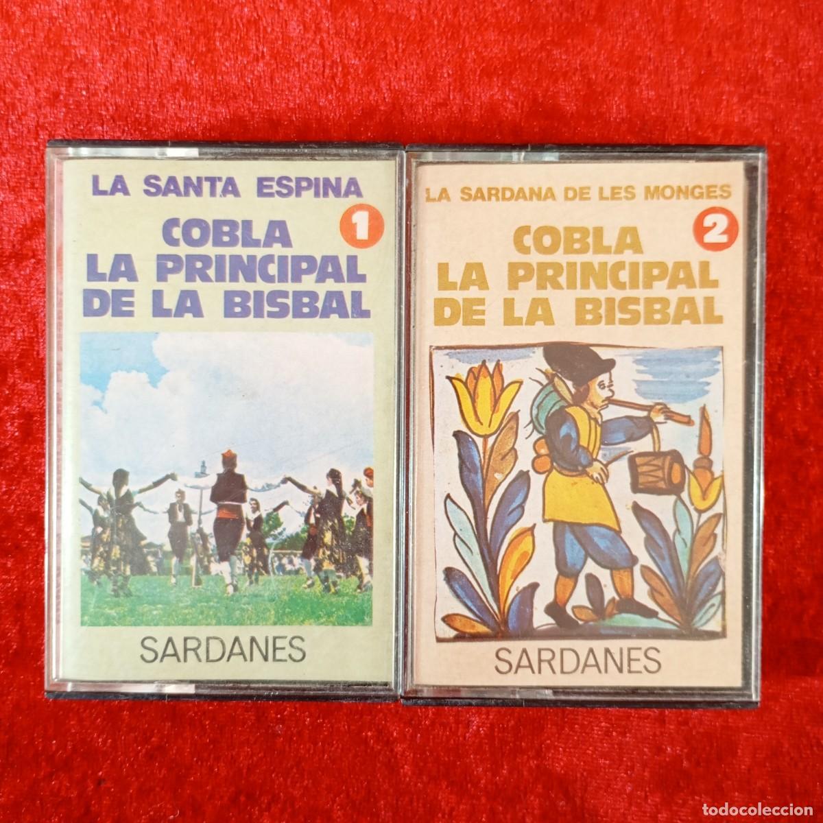 Casetes antiguos: COBLA LA PRINCIPAL DE LA BISBAL - SARDANES - 2 CASETES - STEREO - DCD - BC 60013, BC 60014 / 2970