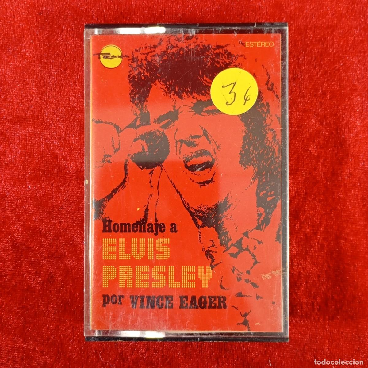Casetes antiguos: HOMENAJE A ELVIS PRESLEY - CASETE - STEREO - TRAMA - 6+6 PISTAS - T. 22-791 S. / 2991