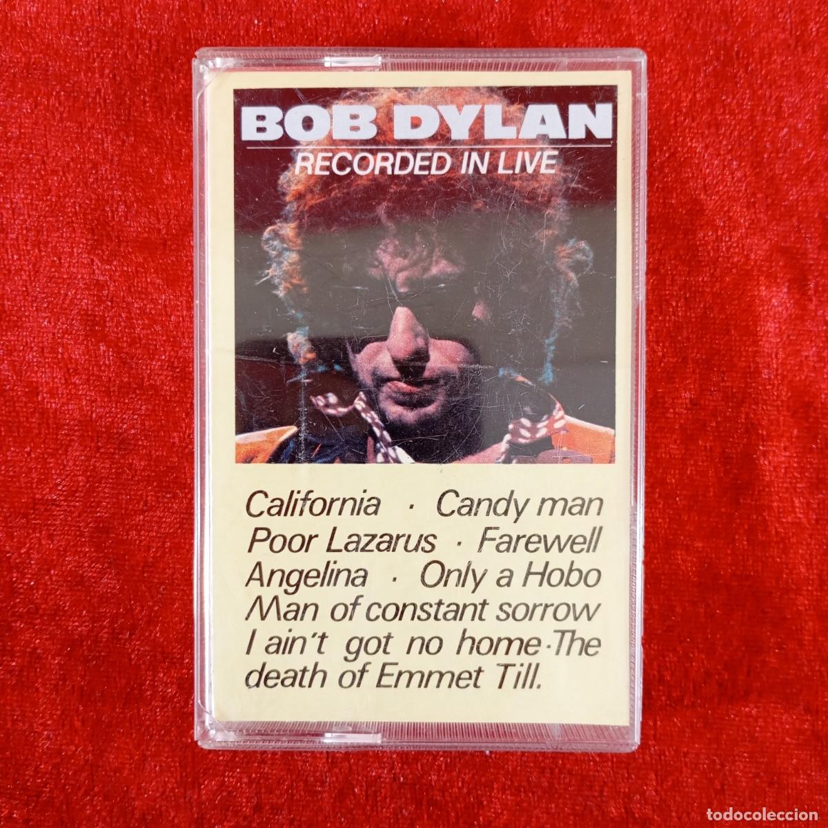 Casetes antiguos: BOB DYLAN - RECORDED IN LIVE - CASETE - EXIT RECORDS - 4+4 PISTAS - CX 2007-S / 3003
